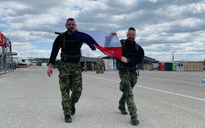 Čeští příslušníci KFOR na Dancon March 2025